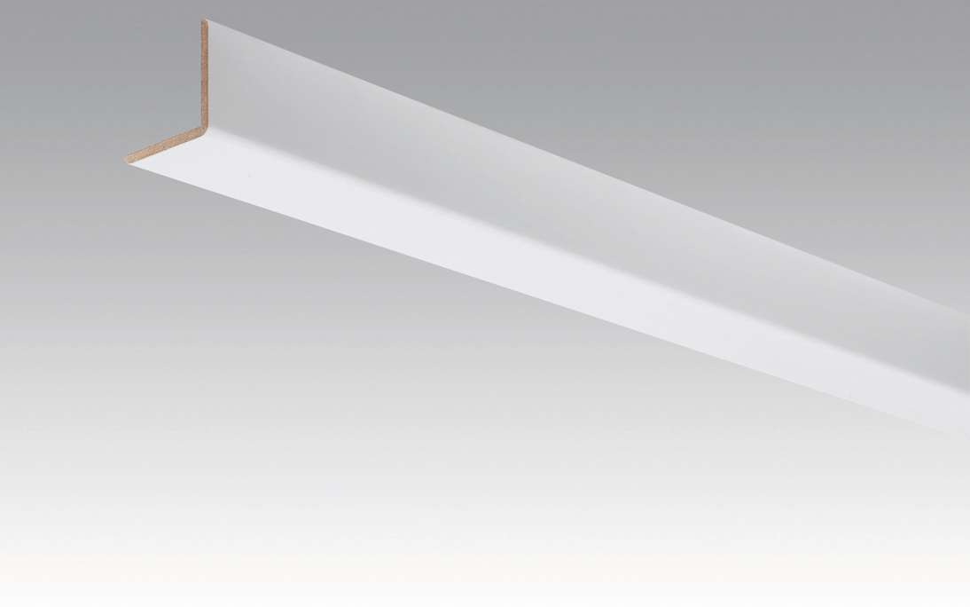 MEISTER Plinthes Plinthes d'angle blanc brillant 4084 - 2380 x 33 x 3,5 mm