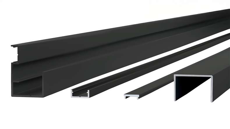 planeo Build Kit de montage pour clôture pare-vue 19-23 mm RAL 7016