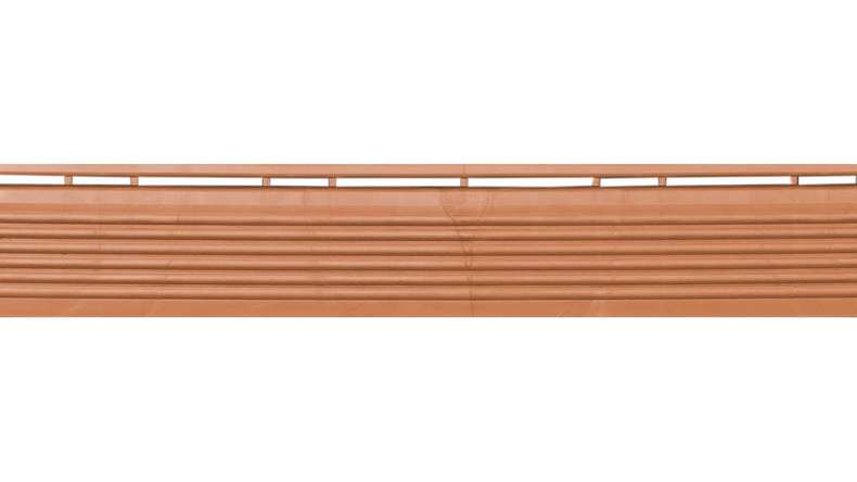 planeo partie latérale pour carreaux de terrasse à clipser 40 x 40 cm - terracotta