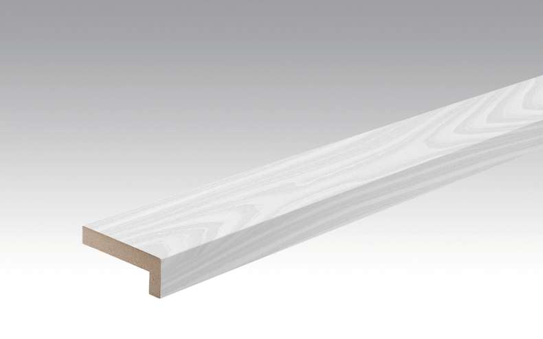 plinthes MEISTER plinthes d'angle bandes de recouvrement en frêne argenté 330 - 2380 x 60 x 22 mm