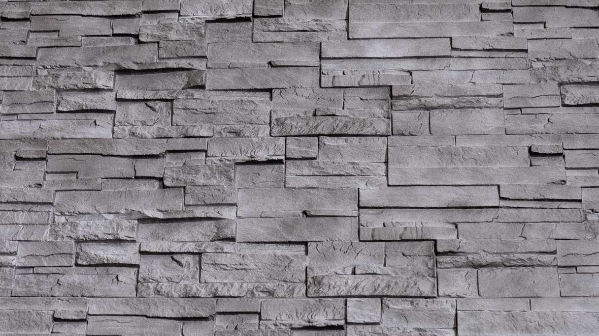 planeo revêtement mural aspect pierre - NovikStone DS Anthracite - 1054 x 334 mm