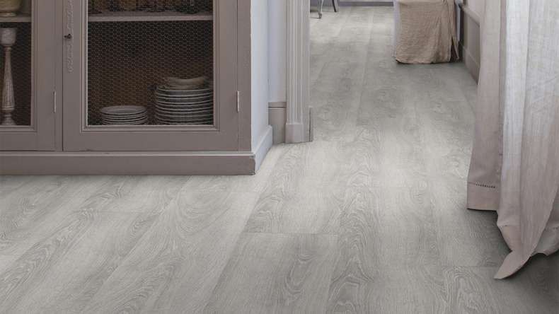 Gerflor Sol PVC clipsable - Virtuo 55 Rigid Acoustic EIR Bohem Dark Grey | isolation phonique intégrée (39081457)