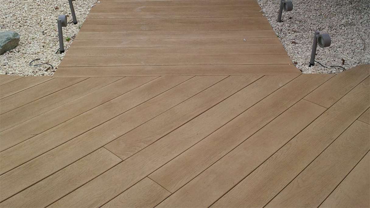 planeo Authoria PureBoard Plancher de terrasse massif - Light Natural Oak 3.6m structuré