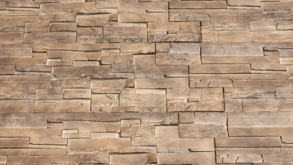 planeo revêtement mural aspect pierre - NovikStone DS Brownstone - 1054 x 334 mm