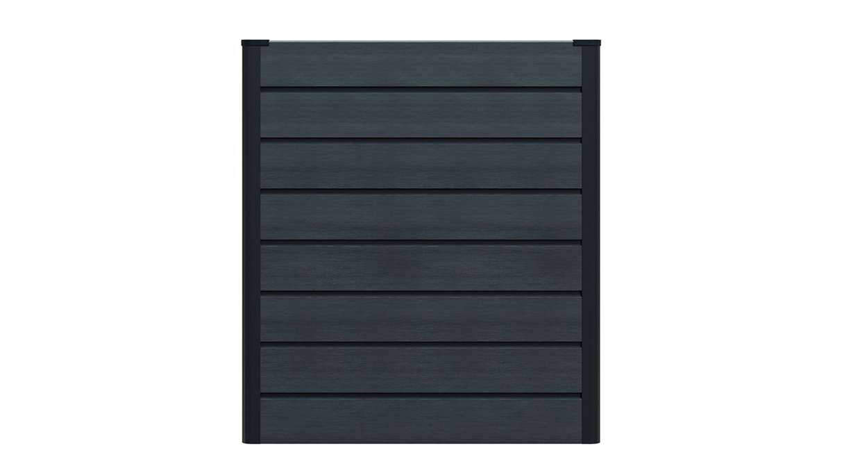 planeo BPC-Rhombus bac surélevé Cube - gris pierre co-ex. 70 x 70 x 79 cm