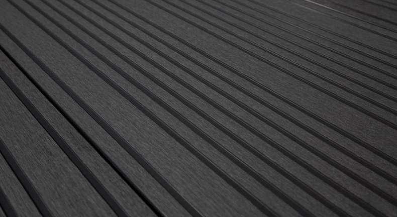 planeo TitanWood - XL lame creuse 4m gris foncé