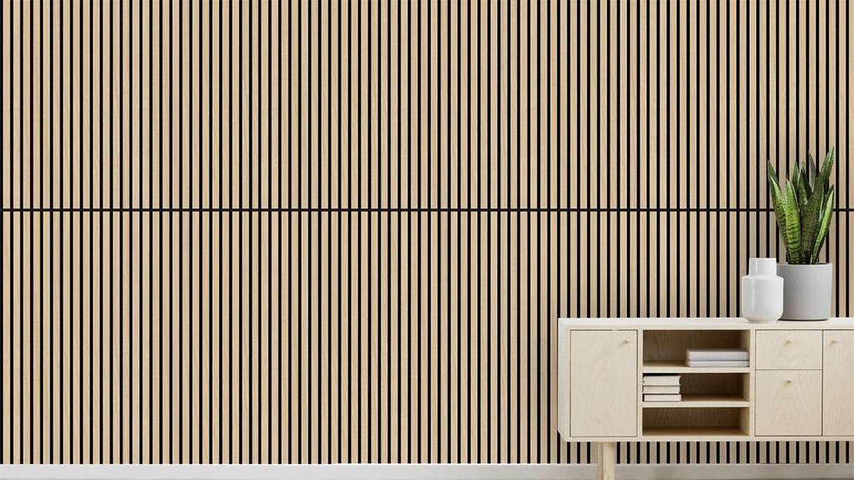 planeo Panneau acoustique - MixWall Timber Solid Flare Oak 52 x 104 cm | Placage en bois véritable (PLMW-00411A)