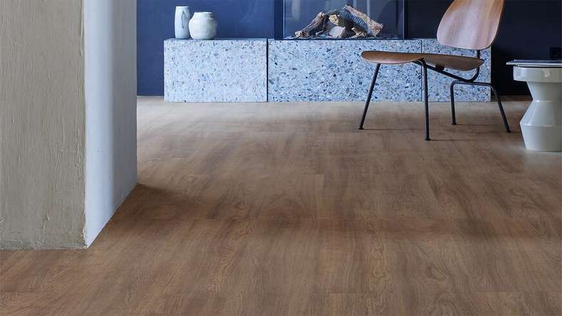 Forbo Allura Wood 55 Vinyle à coller - Chêne foncé (63645DR5)