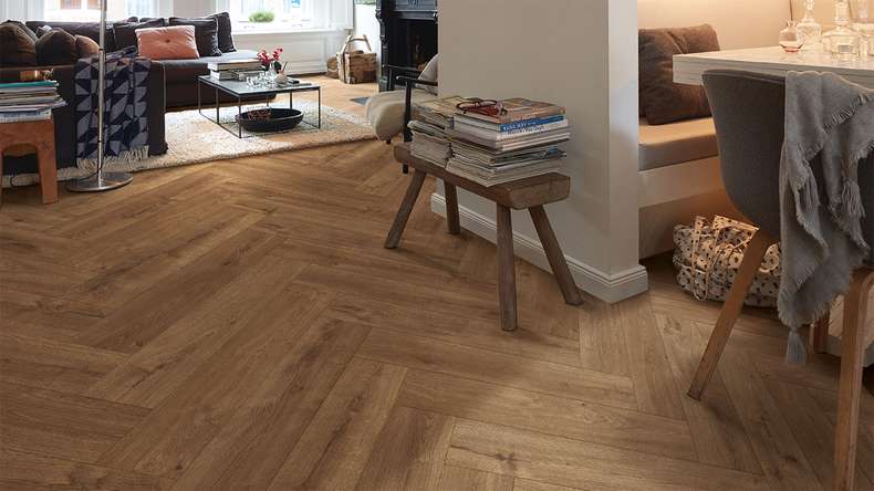 MEISTER Stratifié - MeisterDesign LS 350 Chêne ambre 7002 | gaufrage synchrone (600001-0840168-07002)