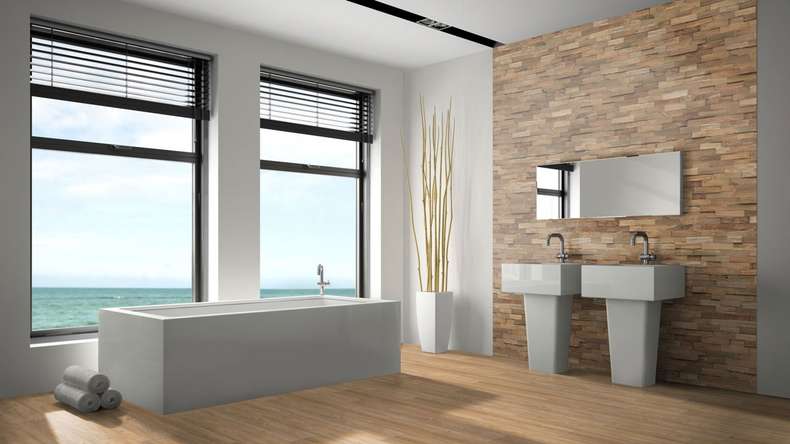Skaben WoodWall - Bois de teck naturel