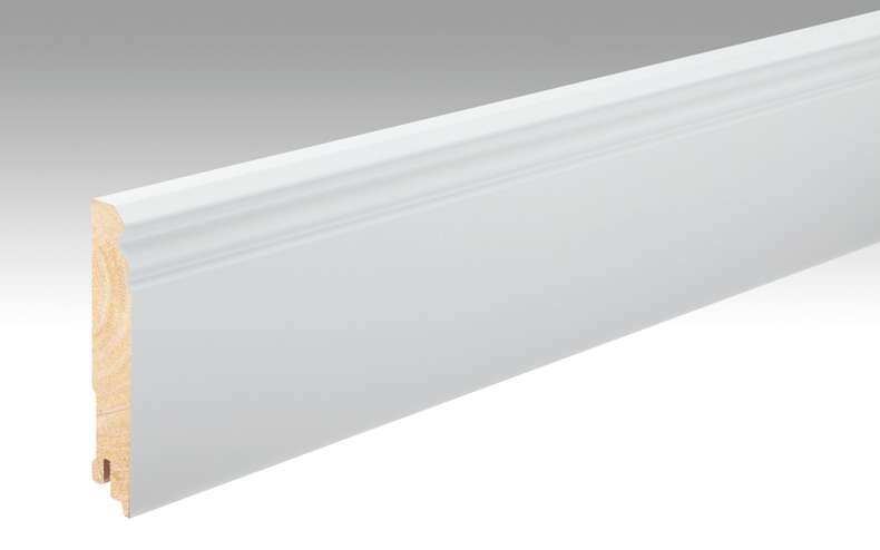 Plinthes MEISTER Blanc DF (RAL 9016) 2266 - 2380 x 100 x 18 mm