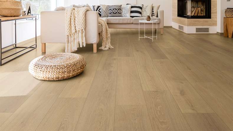 planeo Sol design - Eco P.U.R.E. XL 2m Planche Natural Oak | Isolation phonique intégrée (KRXL-6611)