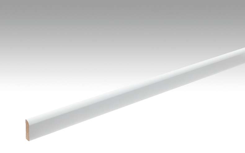 Plinthes MEISTER Uni blanc brillant DF 324 - 2380 x 25 x 6 mm