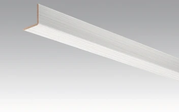 MEISTER Plinthes à gorge Plinthes à angle argent 4021 - 2380 x 33 x 3,5 mm