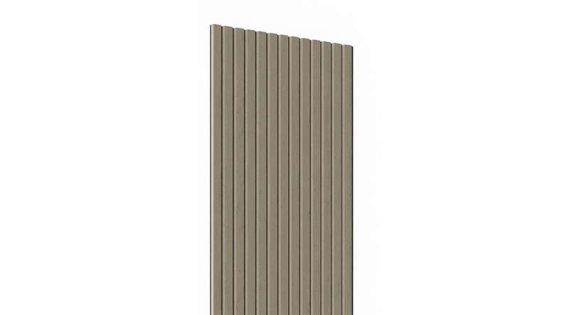 planeo Panneaux acoustiques - chêne gris 2480 x 600 x 21.5 mm | ignifugé