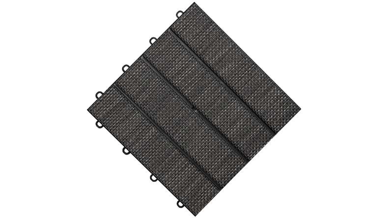 planeo carreau de terrasse en plastique - anthracite