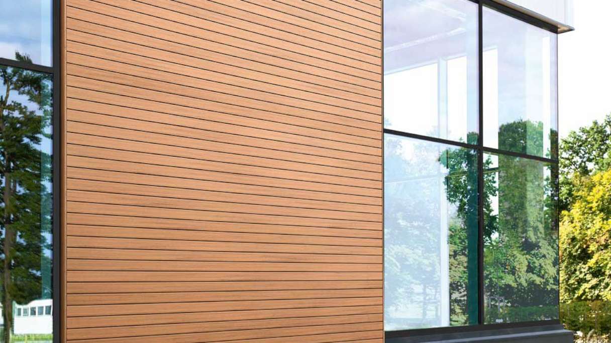 planeo Fassado - bardage composite façade Prime chêne brun