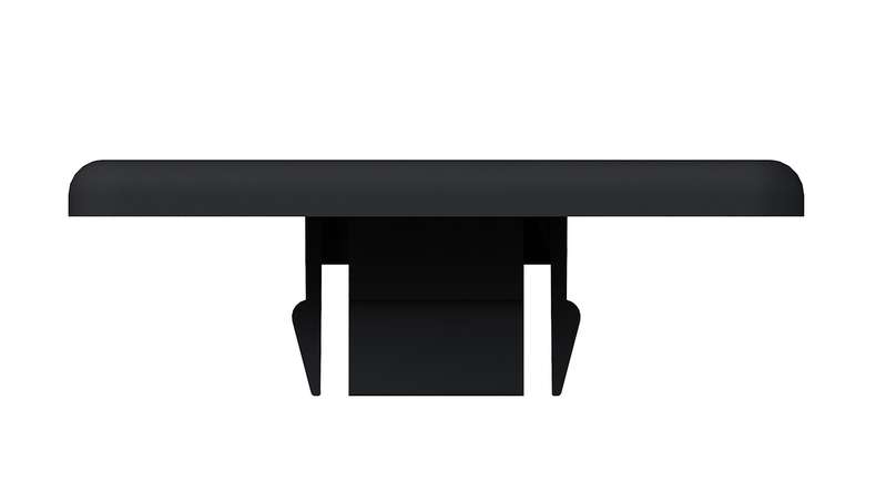 planeo Capuchon de poteau en aluminium noir