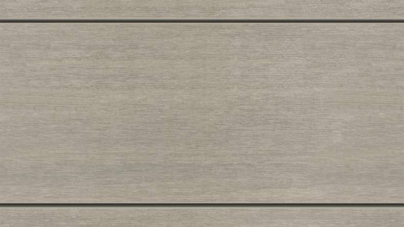 planeo MAXLine Nature - WPC CoEx lame de terrasse XL gainée chambre creuse - gris clair 3m structuré/lisse brossé