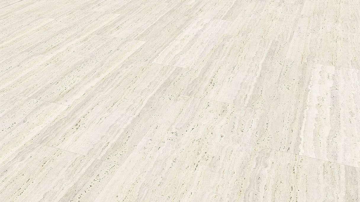 Gerflor Sol PVC clipsable - Senso Clic Travertin Ivory | Made in Europe (60981511)