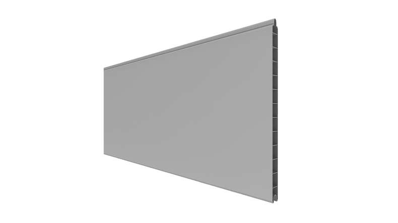 planeo Gardence Simply - Profilé simple gris argenté