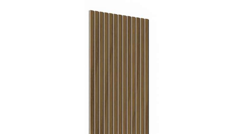 planeo Panneaux acoustiques - Noyer 2480 x 600 x 21.5 mm | ignifugé