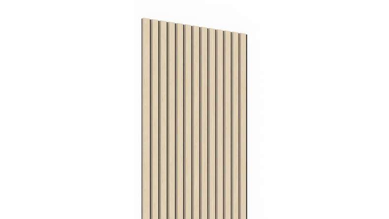 planeo Panneaux acoustiques - Chêne blanc 2480 x 600 x 21.5 mm | ignifugé