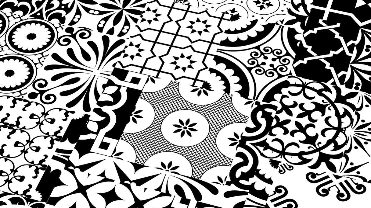 planeo Stratifié - QUADRAIC Black & White Supermatt