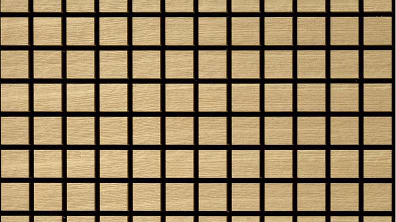 Skaben Panneau acoustique SilentWall Cube - Chêne brun clair - 61 x 61 cm