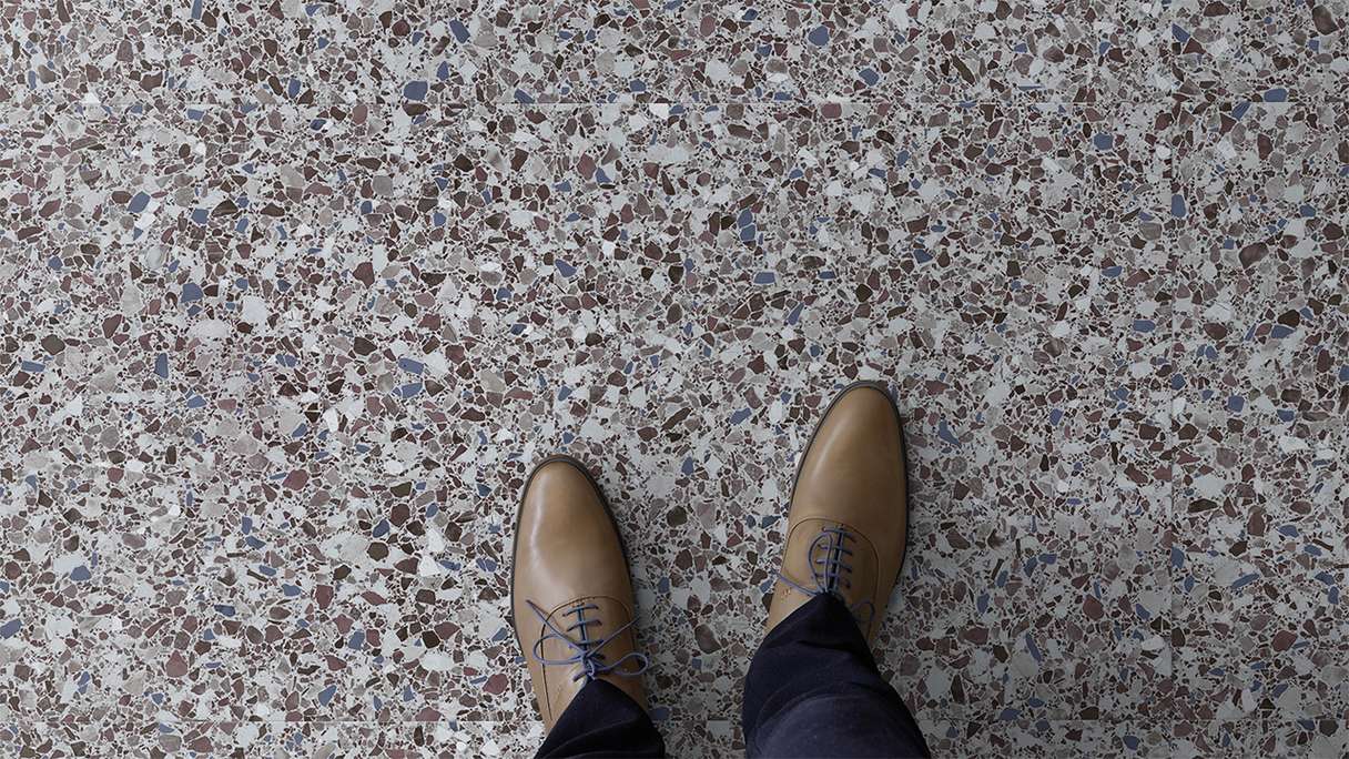 Revêtement de sol industriel Gerflor - Creation 70 Connect Dalma Burgundy (36901089)