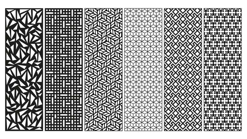 planeo Gardence - Élément décoratif anthracite | DB703 60 x 180 cm