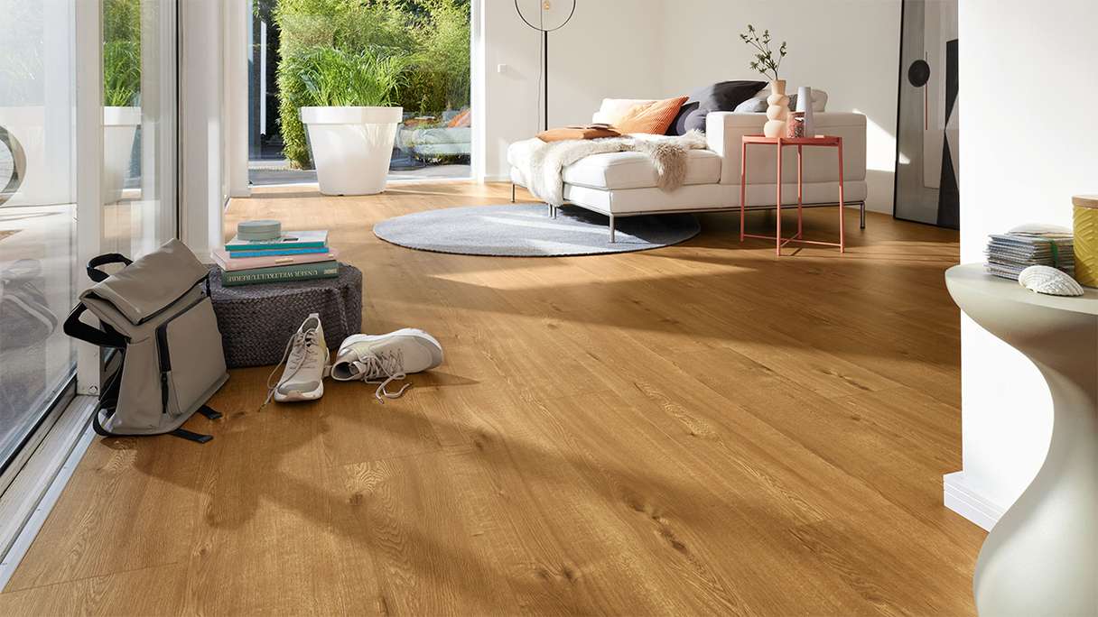 Sol design MEISTER MeisterDesign. next DD 500 S - 07118 Hill Oak | Isolation phonique intégrée (400054-1287220-07118)