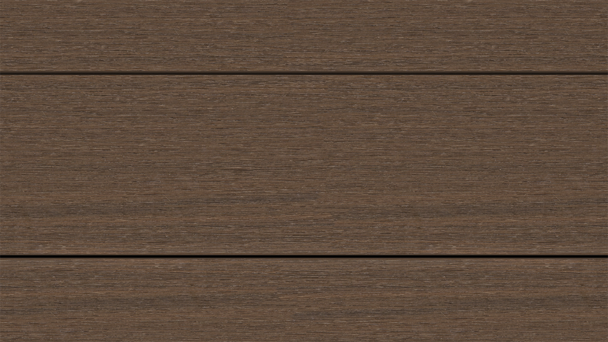 planeo UNIDeck - Lame de terrasse en WPC CoEx, couleur Ipe brun, 3 m - texturée/brossée lisse