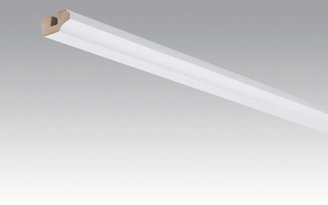 Plinthes MEISTER Habillage de plafond blanc brillant 4084 - 2380 x 38 x 19 mm