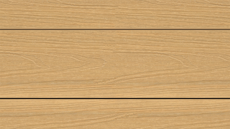 planeo UNIDeck - Lame de terrasse en WPC CoEx, couleur sable, 3 m - texturée/brossée lisse