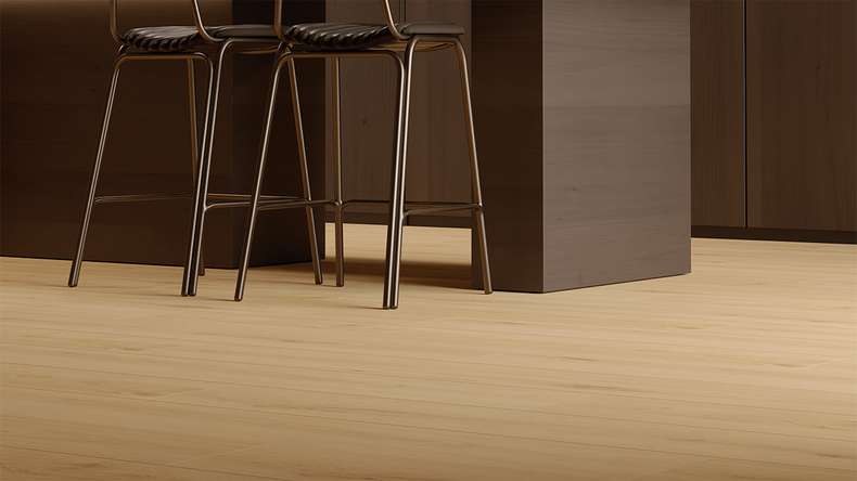 planeo WPC Sol PVC clipsable - PUREtec MAX 70 EIR Pure Golden Oak | Isolation phonique intégrée (RP-A50-7)