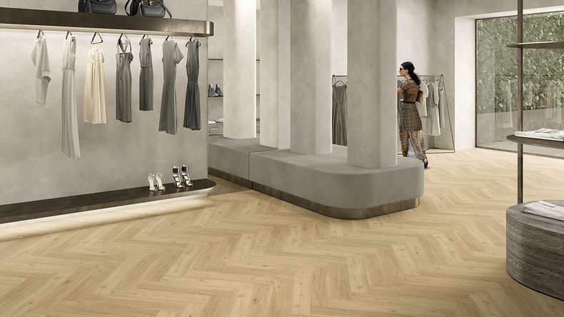 Gerflor Vinyle à clic Rigide - Création 55 Clic Acoustic HB Ballerina | Isolation phonique intégrée (41920347)