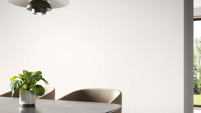 planeo Revêtement mural plastique - Wall&Floor Design White supermatt