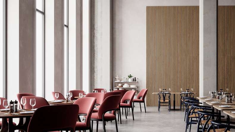 planeo Panneaux acoustiques - chêne naturel 2480 x 600x 21.5 mm | ignifugé