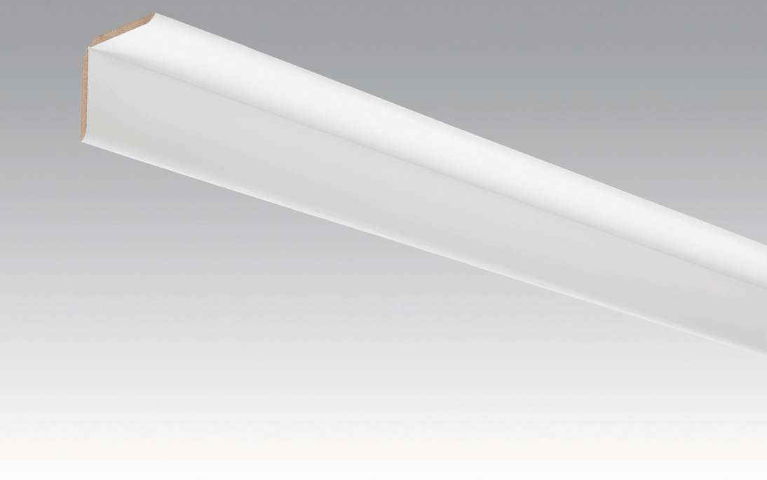 Plinthes MEISTER plissées blanc à peindre DF 2222 - 2380 x 70 x 3,5 mm