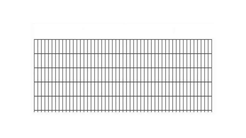 Panneau double fil lourde 8/6/8 RAL 7016 anthracite Hauteur - 1030 x 2510 mm