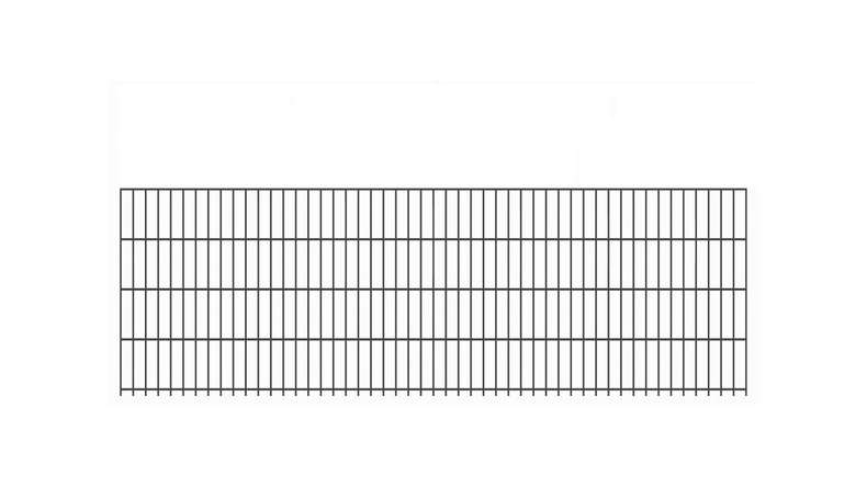 Panneau double fil léger 6/5/6 RAL 7016 anthracite hauteur - 830 x 2510 mm