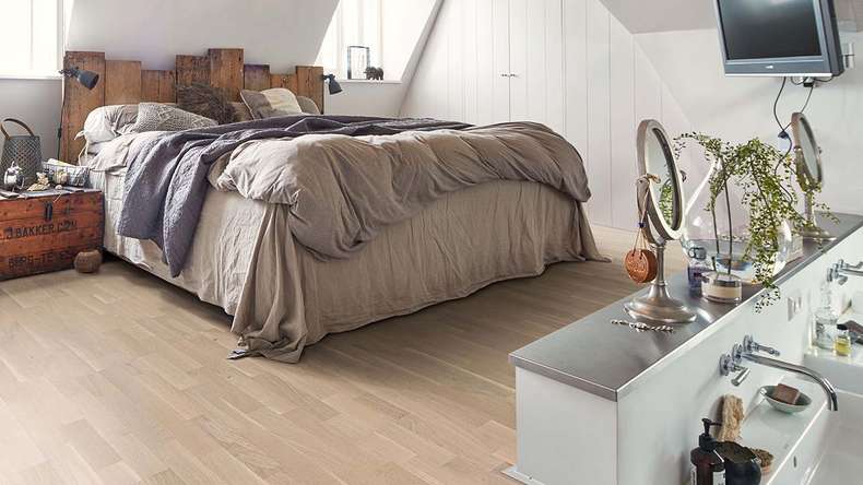 MEISTER Parquet - Longlife PC 200 Chêne animé blanc crème (5222009035)