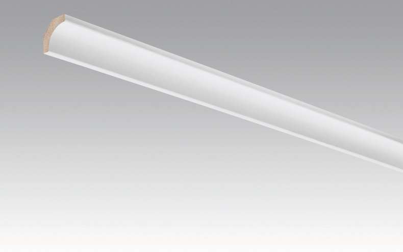 Plinthes MEISTER à gorge blanches brillantes 4084 - 2380 x 22 x 22 mm
