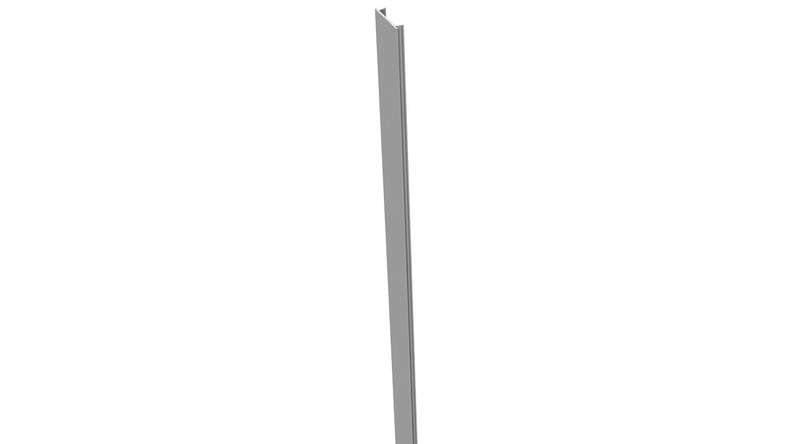 planeo Gardence Metallic - Bande de couverture de Poteau gris argenté 190cm