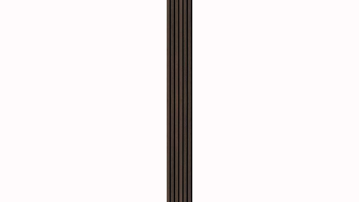 Skaben Panneau acoustique SilentWall Comfort - Chêne Foncé - 250 x 30 cm