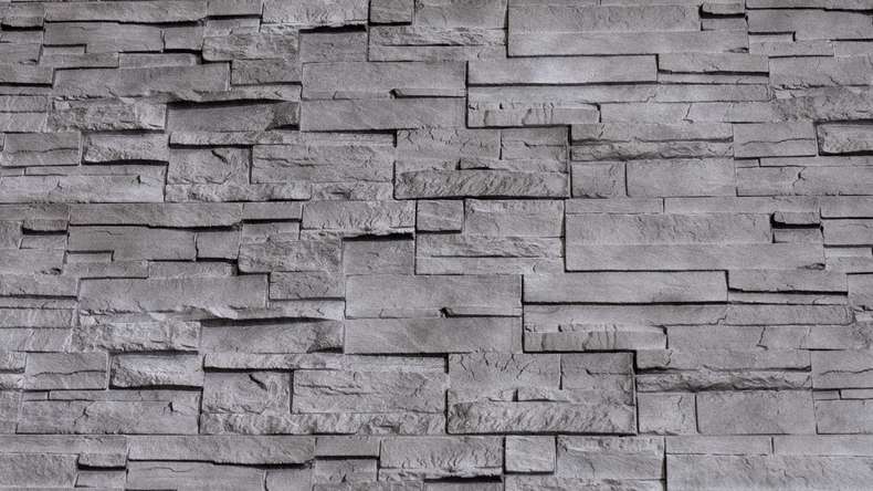 planeo revêtement mural aspect pierre - NovikStone DS Anthracite - 1054 x 334 mm