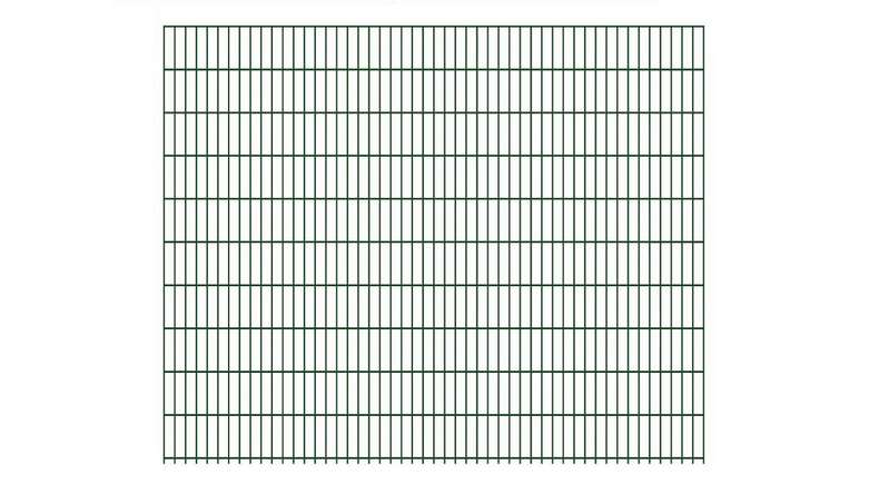 Panneau double fil lourde 8/6/8 RAL 6005 vert mousse Hauteur - 2030 x 2510 mm