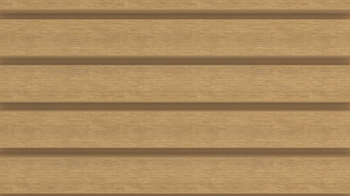 planeo LINEA Wide - Bardage de façade en WPC CoEx, couleur sable, 2900 x 181 mm