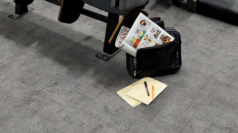 Revêtement de sol industriel Gerflor - Creation 70 Connect Rough Textile Grey (36900063)